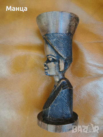 Африкански свещник от Нигерия, снимка 3 - Антикварни и старинни предмети - 36543384