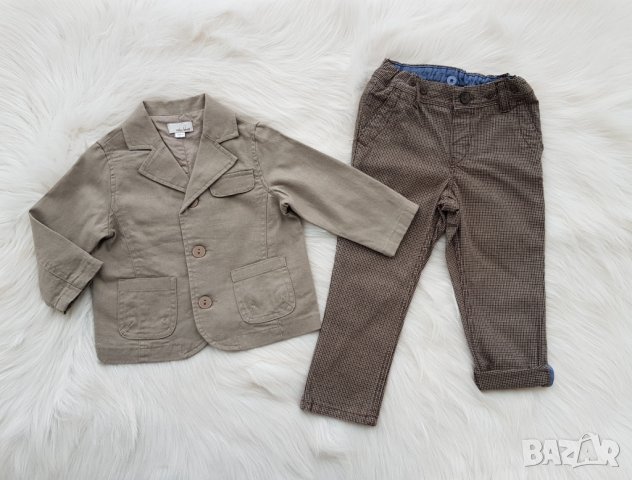 Детско сако и панталон H&М 12-18 месеца, снимка 11 - Комплекти за бебе - 38949760