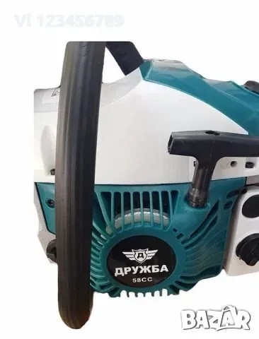 Бензинова Резачка за дърва ДРУЖБА 58 cc - 3 квт ; 3,6 к.с., снимка 6 - Градинска техника - 52266914