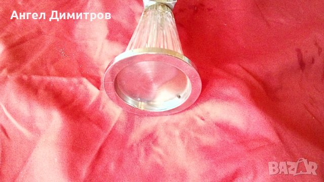 Полски Фиат Полмо страхотна метално стъклена ваза, снимка 15 - Антикварни и старинни предмети - 36913601