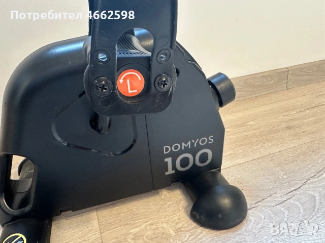 Мини велоергометър DOMYOS 100 – почти нов, безшумен, снимка 7 - Фитнес уреди - 53936228