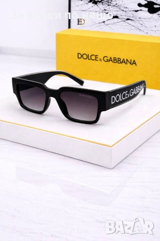 Dolce&Gabbana Слънчеви Очила С UV Защита С Подарък🎁Калъф И Кутия - Различни Цветове Код SK1194, снимка 4 - Слънчеви и диоптрични очила - 53997381