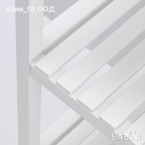 Висока бяла етажерка за баня, снимка 2 - Етажерки - 42252259