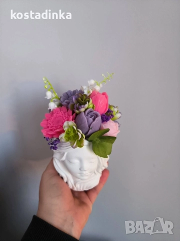 Сапунени букети, снимка 3 - Декорация за дома - 52982993