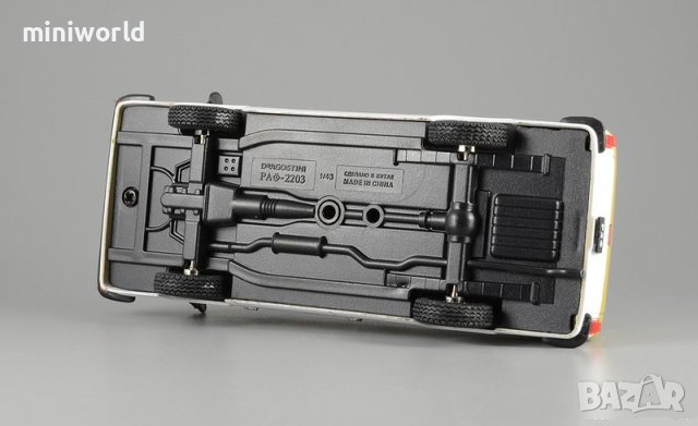 РАФ 2203 Латвия Олимпиада Москва 1980 - мащаб 1:43 модела е нов в блистер, снимка 7 - Колекции - 42821963