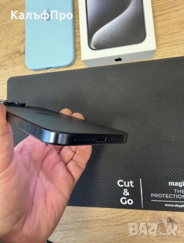 Продавам/Бартер IPhone 15 pro Max Blue Titanium, снимка 5 - Apple iPhone - 53179169