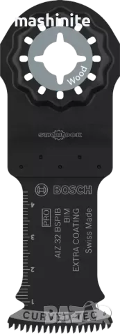 Нож PRO AIZ 32 BSPIB за многофункционален инструмент, 32 x 50 mm за дърво Bosch, снимка 1
