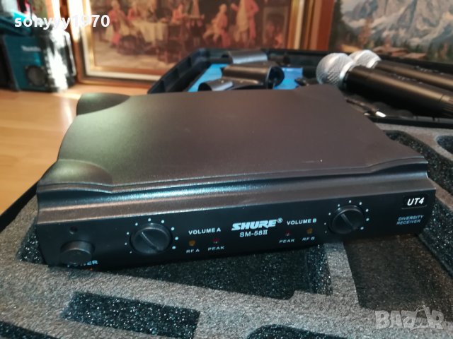 SHURE SM58 БЕЗЖИЧНИ МИКРОФОНИ 2бр 2001221247, снимка 8 - Микрофони - 35499284