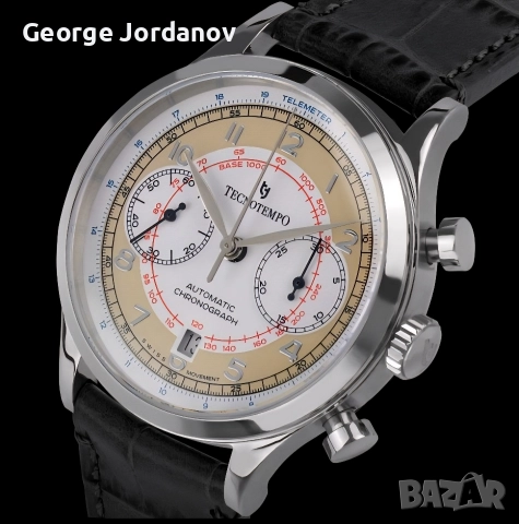 Automatic Chronograph "TECNOTEMPO -TelemetriX", снимка 4 - Мъжки - 52950645