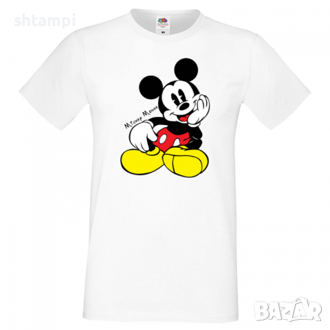 Мъжка тениска Mickey Mouse 1 Подарък,Изненада,Рожден ден, снимка 9 - Тениски - 36576212