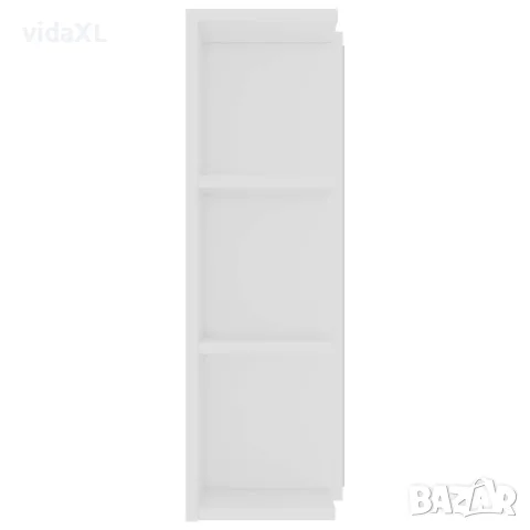 vidaXL Шкаф за баня с огледало, бял, 80x20,5x64 см, инженерно дърво, снимка 7 - Шкафове - 56147869