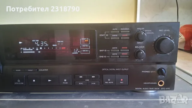 DAT player Sony DTC-670, снимка 2 - Декове - 56540045