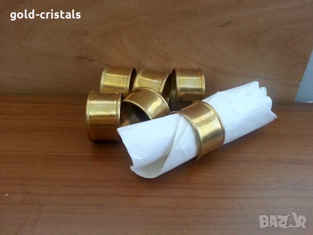 пръстени за салфетки халки бронз месинг , снимка 4 - Антикварни и старинни предмети - 31175571