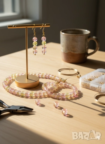 Стъклени Мъниста за Бижута 10мм 8мм 6 мм 4мм J281, снимка 5 - Други - 52480874