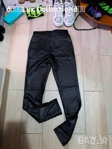 Дамски кожен клин с синджир и висока талия, снимка 2 - Клинове - 40377662