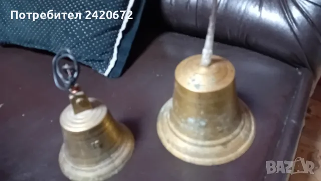 огромна  бронзова  камбана или чан, снимка 6 - Антикварни и старинни предмети - 49426354