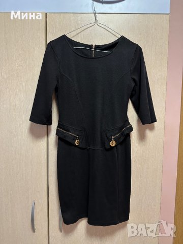 Черна рокля, снимка 5 - Рокли - 39038968