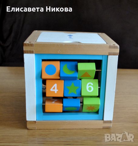 Дървено кубче ItsImagical - образователно, снимка 3 - Образователни игри - 34280782