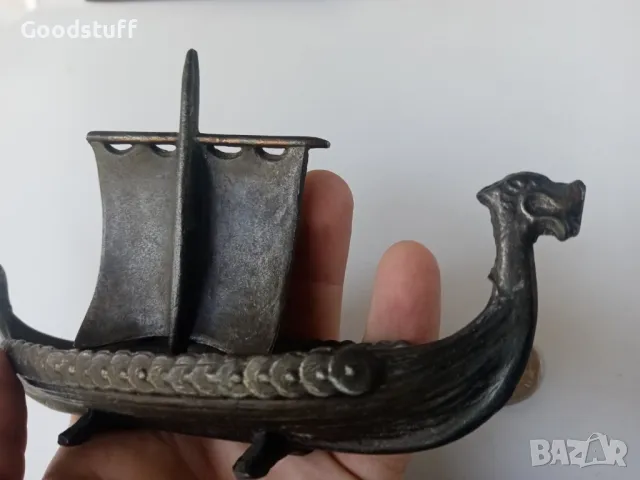 Фигура, викинг, кораб, Дания, Копенхаген, рядък

, снимка 4 - Антикварни и старинни предмети - 47666956