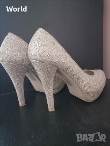 Обувки с висок ток, снимка 3 - Дамски обувки на ток - 40252921