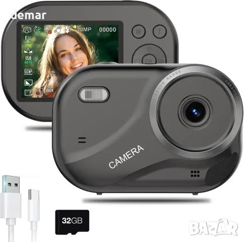 Компактен цифров фотоапарат YDI 48 MP, 4K, автофокус и 16x увеличение