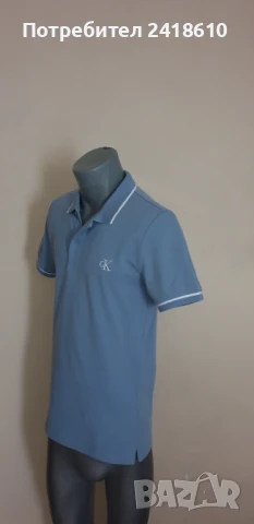 Calvin Klein Jeans CKJ Stretch Cotton Slim Fit Mens Size M  ОРИГИНАЛ! Мъжка Тениска!, снимка 6 - Тениски - 50656663