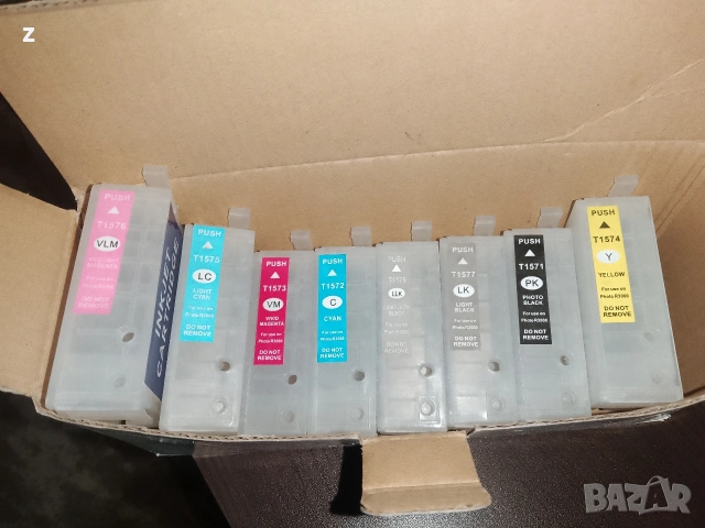 презареждащи се касети за принтер Epson r3000