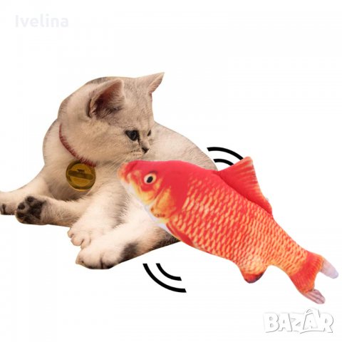 Играчка риба за котки