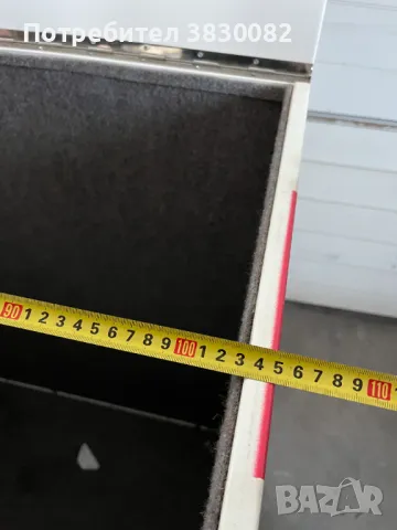 Сандък на колела 105х60х115 см червен бял, снимка 3 - Друго - 48408141