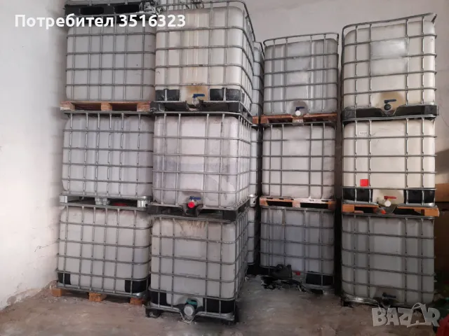 ПВЦ бидони 1000 л 