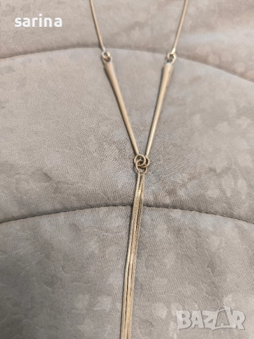 Сребърно колие, снимка 2 - Колиета, медальони, синджири - 52938017