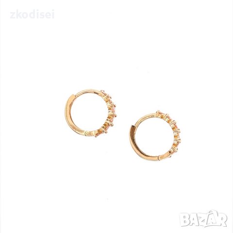 Златни обеци 2,52гр. 14кр. проба:585 модел:20250-6, снимка 2 - Обеци - 42907706