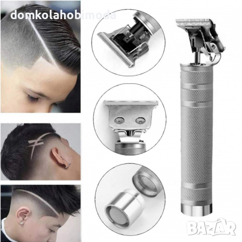 Безжичен тример за брада и коса KEMEI 1974B , Фина настройка1,5/3/6/9 мм, Миеща се глава на острието