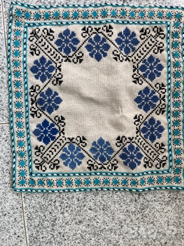 Каре на ленена панама