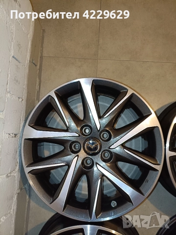 Алуминиеви джанти Mazda CX-5 - 17 цола, снимка 5 - Гуми и джанти - 52870273