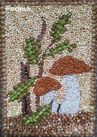 Картини от семена , снимка 3 - Ръчно изработени сувенири - 37057979