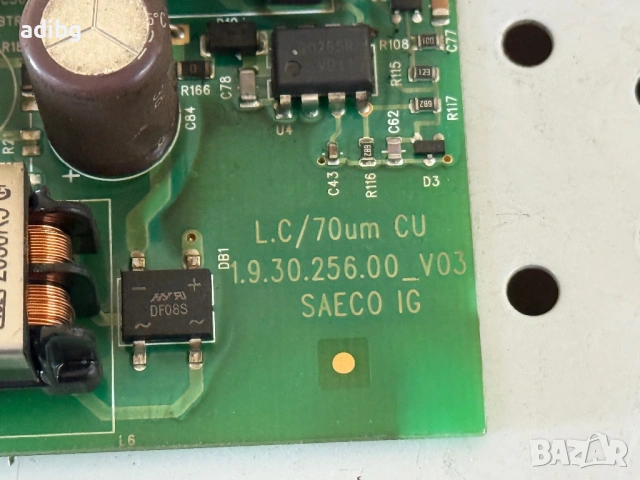 Платка - Saeco Moltio HD8766 1.9.30.256.00 V03  1.9.30.261.00 V01, снимка 4 - Кафемашини - 54108003