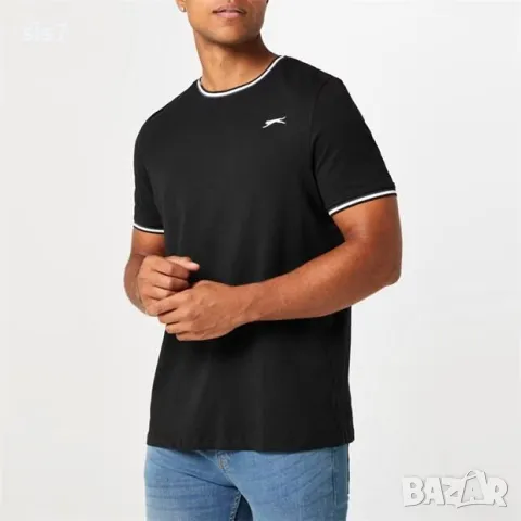 Мъжка блуза Slazenger T Shirt в светло синьо., снимка 3 - Тениски - 47296751