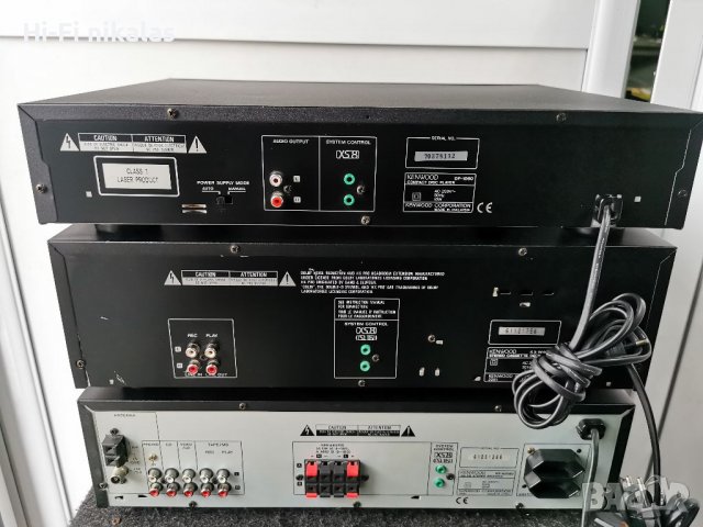 ПРОМО!!Комплект 3 частиУсилвател Ресийвър касетен дек компак диск  KENWOOD KR-A3080 KX-W4080 DP-1080, снимка 5 - Ресийвъри, усилватели, смесителни пултове - 38873758
