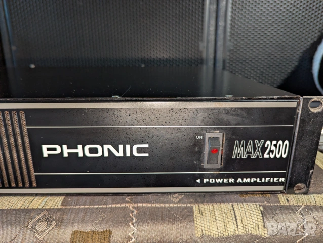 Усилвател Phonic MAX 2500, снимка 3 - Други - 33606133
