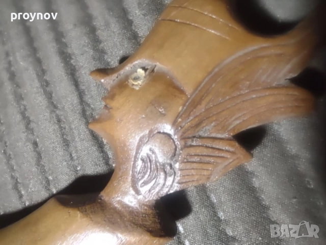 Индонезийска кама с дама скова стомана, снимка 6 - Антикварни и старинни предмети - 52336777