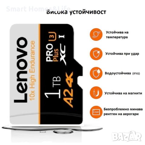 Micro SD Memory Card 1 TB / Микро SD Карта Памет 1 TB Class 10 !, снимка 2 - Карти памет - 42408918