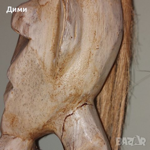 Дървена статуетка, снимка 10 - Статуетки - 40510780