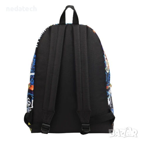 Ученическа раница с графити, 32x14x42см., снимка 3 - Ученически пособия, канцеларски материали - 51414984