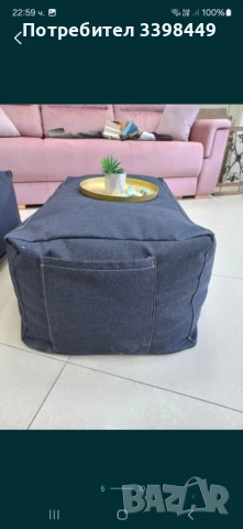 Пуф фотьойл "KING", снимка 6 - Дивани и мека мебел - 50477586