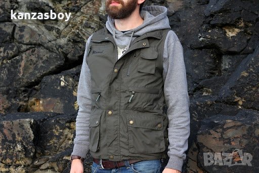 Pinewood Mens New Tiveden Vest black - страхотен мъжки елек КАТО НОВ, снимка 2 - Спортни дрехи, екипи - 34176176