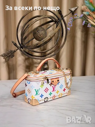 Louis Vuitton Дамска Чанта Тип Куфар С Къса И Дълга Дръжка И Верижка - Различни Цветове Код E88, снимка 15 - Чанти - 55795231