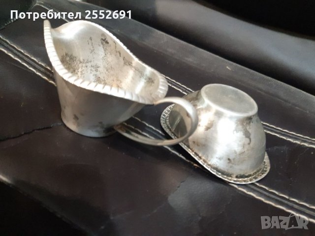 Посребрени съдчета, снимка 2 - Антикварни и старинни предмети - 35138528