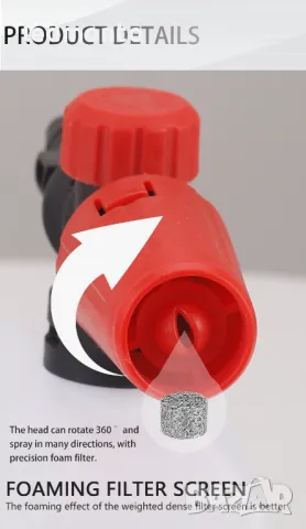 Пенообразувател за Водоструйка -  за Парксайд,  дюза за пяна Парксайд пяна Parksaid, снимка 6 - Други инструменти - 47271893