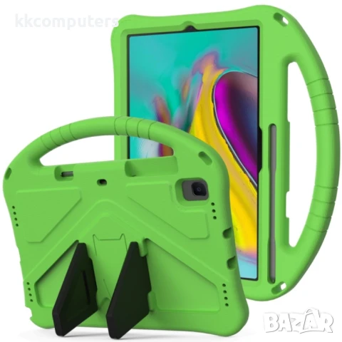 Samsung Galaxy Tab S5e T720/T725 Foldable Thumb Kickstand EVA Удароустойчив Калъф и Протектор, снимка 4 - Калъфи, кейсове - 51146692